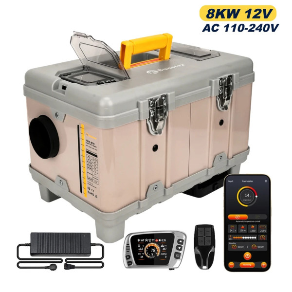 Преносим дизелов калорифер Sunster 8KW 12V/220V