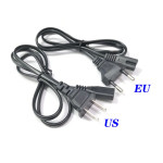 Захранващ кабел 2-pin IEC C7 (1m) Захранващ кабел 2-pin IEC C7 (1m)