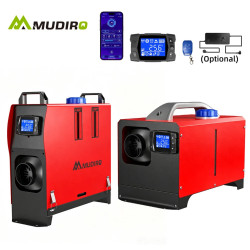 Дизелов въздушен отоплител MUDIRO 5-8KW с LCD панел, Bluetooth и дистанционно