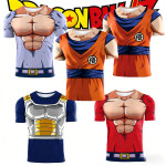 Тениска Dragon Ball с 3D Щампа Goku & Vegeta