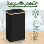Сгъваем кош за рециклиране и съхранение 100L