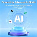 Интелигентен плюшен AI робот с гласов асистент и емоционални очи Интелигентен плюшен AI робот с гласов асистент и емоционални очи