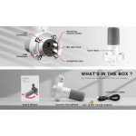 Динамичен микрофон FIFINE K688 с USB и XLR
