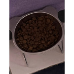Повдигната купа за котки от неръждаема стомана 304