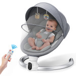 Електрическа бебешка люлка с Bluetooth и дистанционно управление