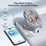 Електрическа бебешка люлка с Bluetooth и дистанционно управление
