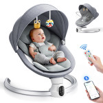 Електрическа бебешка люлка с Bluetooth и дистанционно управление