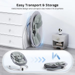 Електрическа бебешка люлка с Bluetooth и дистанционно управление