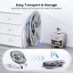 Електрическа бебешка люлка с Bluetooth и дистанционно управление