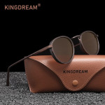Ретро кръгли поляризирани слънчеви очила KINGDREAM UV400 Ретро кръгли поляризирани слънчеви очила KINGDREAM UV400