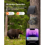 Соларна камуфлажна 4G камера SHIWOJIA 8MP с 12X зуум