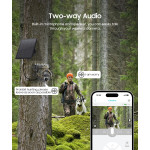Соларна камуфлажна 4G камера SHIWOJIA 8MP с 12X зуум
