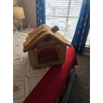 Къщичка легло за малки кучета и котки Къщичка легло за малки кучета и котки