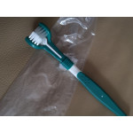 Мека и удобна четка за зъби за домашни любимци с комплект от 3 сменяеми накрайника