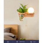 Модерна декоративна лампа със саксия колба за цвете, лампа сфера, куб или къщичка с място за любимото ви цвете