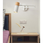 Лед лампа за стена, подходяща за спалня, бюро, украса и др, с подвижни рамена и въртяща глава за насочване във всички посоки