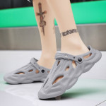 Летни мъжки / дамски сандали чехли джапанки от олекотена пяна с футуристичен дизайн
