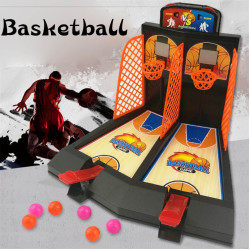 Мини игра баскетбол, изстрелване на топката с пръста като задържите лостчето пружина, табло за измерване на резултата