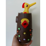 Страхотна играчка за умения, кълвач лови червейчета с магнитче и храни пиленце, чудесен подарък за деца
