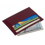 Супер тънък кожен портфейл за карти и банкноти с тегло само от 23 грама и изключително тънък и компактен дизайн с избор от 9 цвята