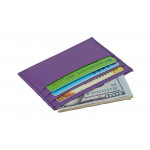 Супер тънък кожен портфейл за карти и банкноти с тегло само от 23 грама и изключително тънък и компактен дизайн с избор от 9 цвята