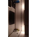 Безжична ЛЕД лампа със сензор за движение с лесно закрепяне с магнит, автоматична лампа за кухненски плот, антре, гардероб, изба, баня, спалня, с дължина от 20см до 40см и 24 до 60 диода