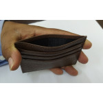 Мини портмоне от естествена кожа с компактен и функционален дизайн с 6 отделения за карти и джоб за банкноти и монети в 19 различни цвята