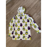 Детски суичър с качулка, блуза с качулка с цветен принт героите от играта AMONG US IMPOSTORS - детска номерация и избор от 30 дизайна