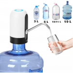 Универсална безжична електрическа водна помпа за бутилирана вода, за всички видове бутилки от 3 до 19 литра, диспенсър за вода включване и изключване с едно докосване на бутона