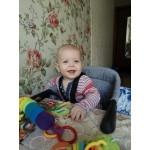 Удобно бебешко детско столче за хранене, сгъваемо детско столче с щипки за маса и предпазен колан в 3 различни цвята