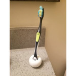Порцеланова хигиенична стойка за четка за зъби държачка за четки във формата на поничка в 6 бонбонени цвята