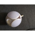 Сгъваема ЛЕД лампа за станя НЛО във формата на футболна топка, стандартна фасунга Е40, 2400 лумена