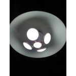 Сгъваема ЛЕД лампа за станя НЛО във формата на футболна топка, стандартна фасунга Е40, 2400 лумена