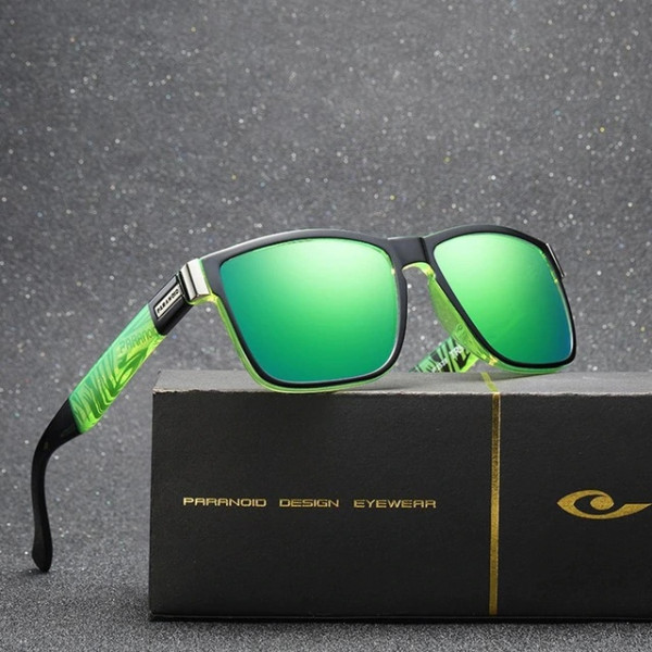 Слънчеви очила с поляризирани цветни огледални стъкла, страхотен спортен дизайн за ежедневието