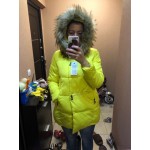Топло зимно дамско яке с качулка с пухче, ватирано пуф яке палто с избор от 5 различни цвята и размери от S до 5XL