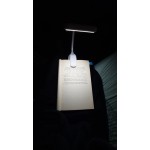 Портативна лед лампа със зарядна батерия и огъваема стойка, с щипка за маса, таблет,   лаптоп, компютър, книга