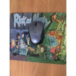 Мека подложка за мишка гумиран гръб против хлъзгане с цветен принт RICK and MORTY и избор от 7 вида Рик и Морти