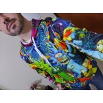 Унисекс блуза с качулка RICK AND MORTY суичър анорак с цветен принт с героите от филма и 15 различни вида