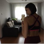 Дамско секси бюстие подходящо за фитнес, спорт, йога 