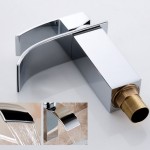 Хромиран високо качествен смесител топла/студена вода, за мивка и баня с модерен дизайн