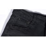 Лятно-есенни женски джинси до глезена с еластични тесни крачоли